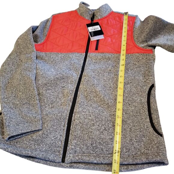 NWT Zyia Active Red Quilted Ash Cabin Jacket - Womens Large with tags - Picture 7 of 10